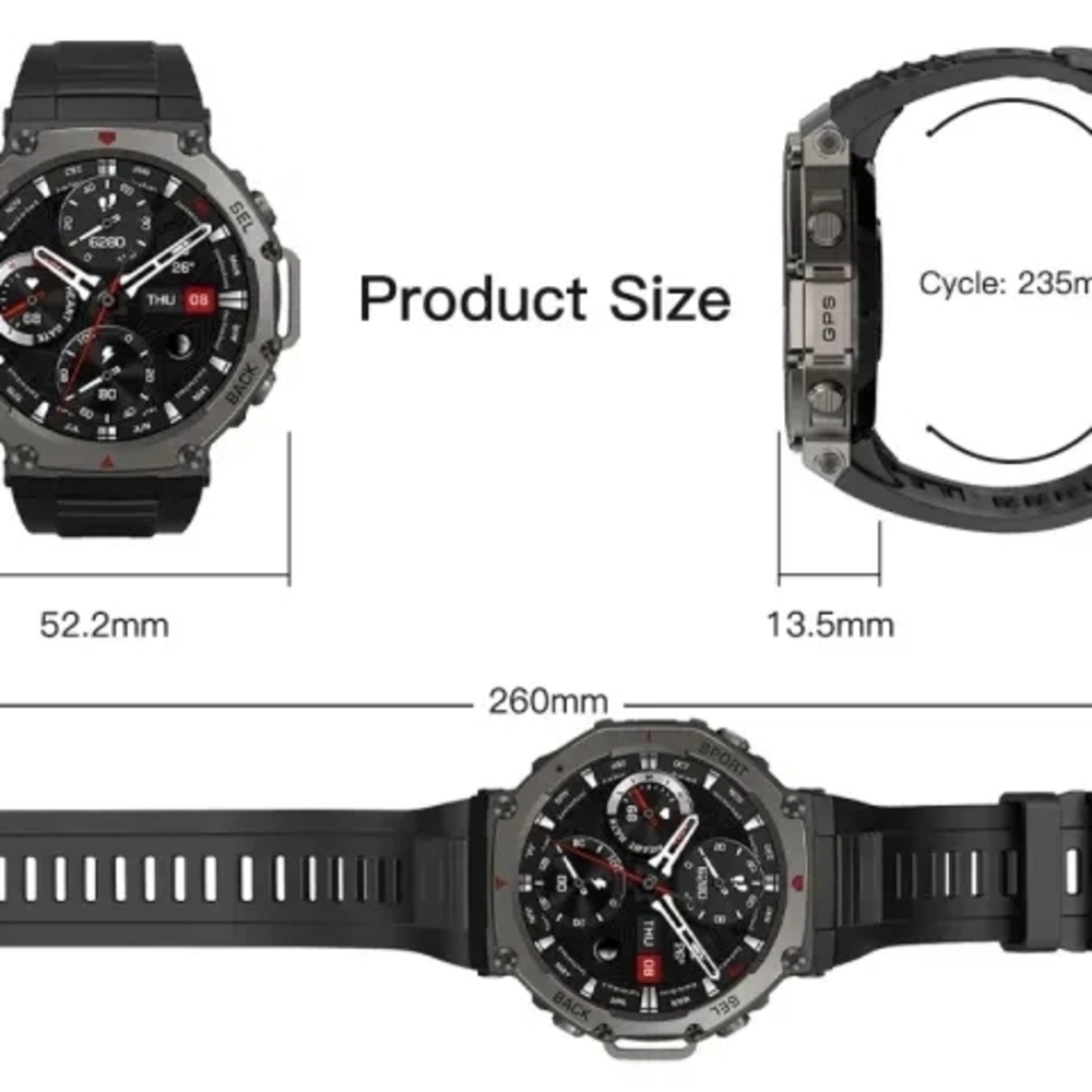 Mivrass GPS Sports SmartwatchMivrass GPS Sports Smartwatch New Without Box - Picture 2 of 11